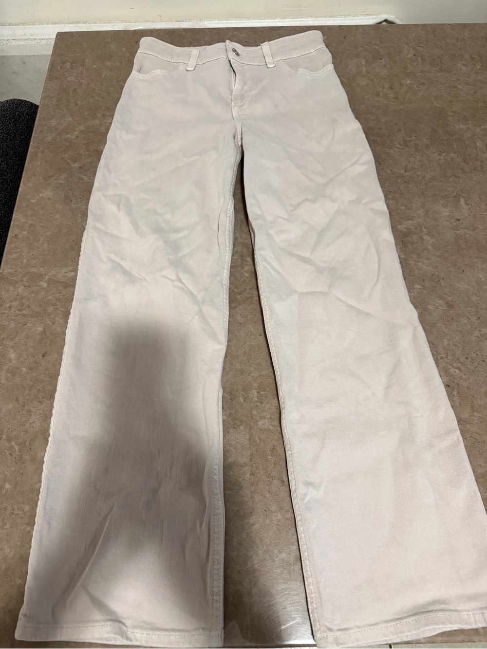 abercrombie kids Light Beige Flared Jeans